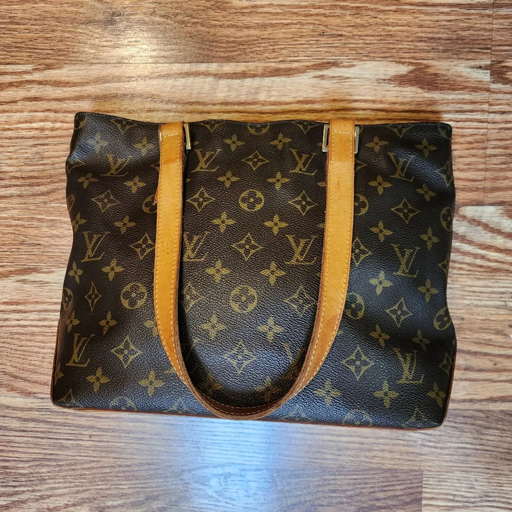 Louis Vuitton LV Monogram Cabas Piano Brown Tote Bag
